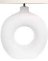 Lámpara de mesa de cerámica blanco/beige claro 58 cm VENTA_833945