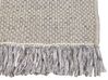 Vlněný koberec 140 x 200 cm šedý TEKELER_847391
