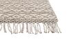 Teppich Wolle sandbeige 200 x 300 cm Kurzflor ALUCRA_856252