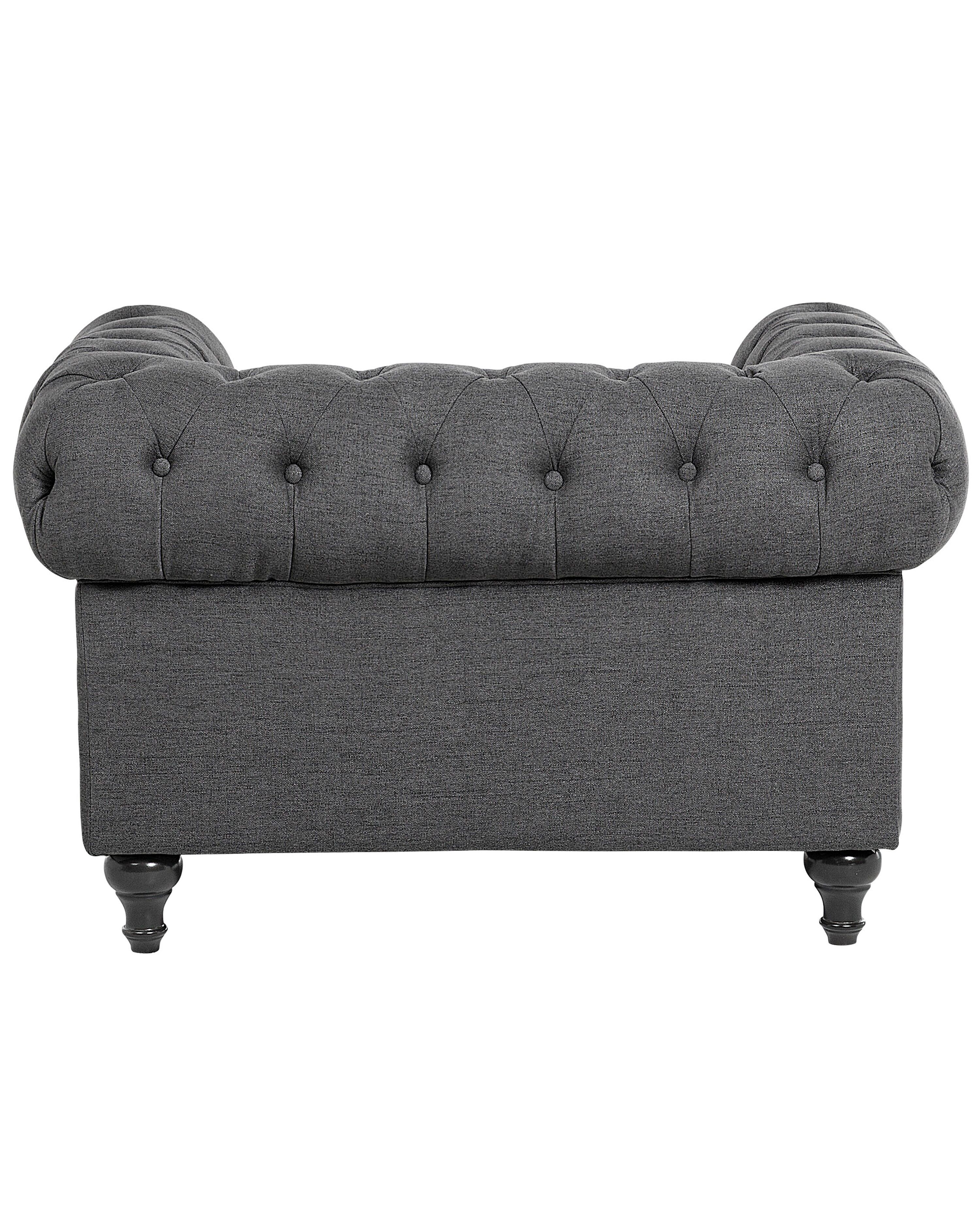 Fotel szary CHESTERFIELD