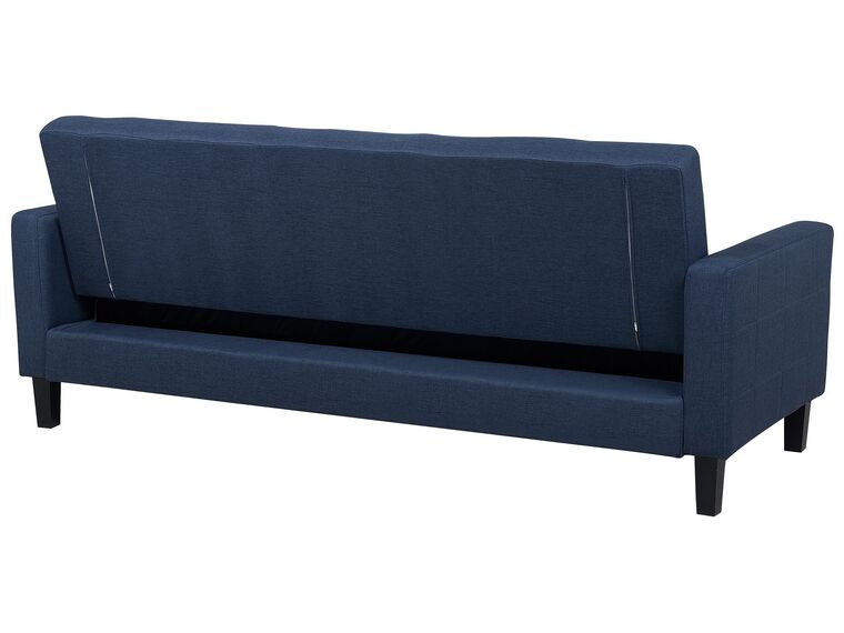 bh sofa bed dark blue with white