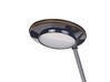 Kovová stolní LED lampa s USB portem stříbrná/ černá CORVUS_854208