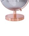 Globus silber / roségold Metallfuß 28 cm CABOT_785599