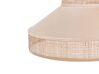 Lámpara de techo de ratán/terciopelo natural/beige 167 cm BATALI_891591