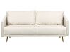 Sofa Set Polyester beige 5-Sitzer mit goldenen Beinen MAURA_892247