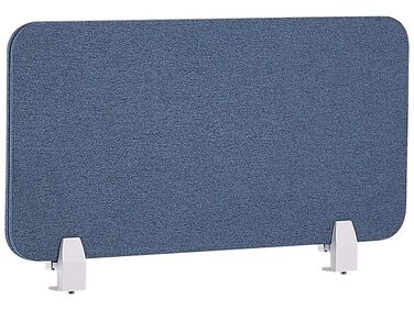 Przegroda na biurko 80 x 40 cm niebieska WALLY