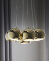 Lampe suspension dorée OLZA_710555