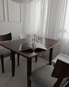 Extending Dining Table 90/120 x 60 cm Dark Wood MASELA_896932