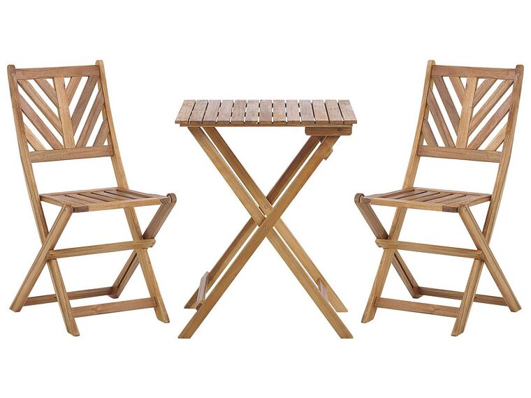 Conjunto de mesa e 2 cadeiras em madeira TERNI _777954