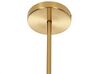 13 Light Metal Pendant Lamp Brass BIRRIE_868530