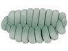 Knot Cushion 45 x 25 cm Green PANARA_790228