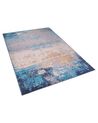 Teppich blau 140 x 200 cm Kurzflor INEGOL_806270