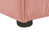 Sofa mellemmodul lyserød fløjl LEMVIG_794506
