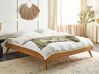 Bett heller Holzfarbton Lattenrost 180 x 200 cm BERRIC_912541