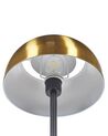 Lámpara de pie de metal negro/dorado 148 cm SENETTE_823930