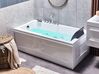 Right Hand Whirlpool Bath with LED 1690 x 810 mm White ARTEMISA_821517
