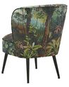 Fotel z motywem dżungli zielony VOSS_788675