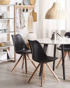 Tuoli muovi kiiltävä musta 2 kpl DAKOTA Tuoli muovi kiiltävä musta 2 kpl DAKOTA