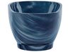 Vasca da bagno 170 x 80 cm effetto marmo blu navy RIOJA_807822