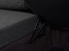 Sofá cama esquinero tapizado gris oscuro KARRABO_712714