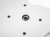 Whirlpool Badewanne weiß freistehend mit LED oval 170 x 80 cm HAVANA_800890
