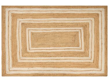 Jutový koberec 200 x 300 cm béžový ELMALI
