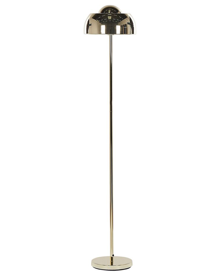Kovová stojaca lampa zlatá SENETTE_825548