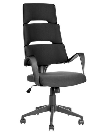 Swivel Office Chair Black GRANDIOSE
