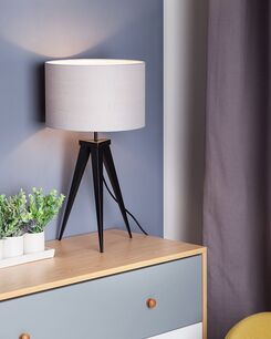 Pöytävalaisin metalli vaaleanharmaa STILETTO