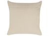 Cotton Cushion Geometric Pattern 50 x 50 cm Rose Gold OUJDA_831055