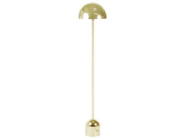 Lámpara de pie de metal dorado/negro 158 cm MACASIA