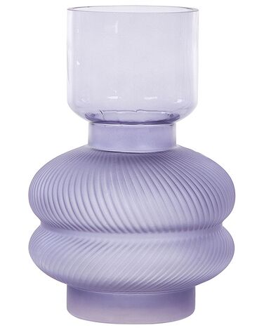 Vaso de vidro violeta 24 cm RODIA