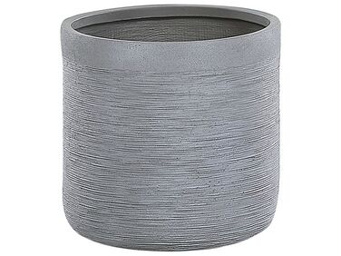 Maceta de mezcla de arcilla gris ⌀ 42 cm SAMOS