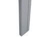 Puutarhapöytä alumiini musta/hopea 160 x 90 cm CATANIA_426618