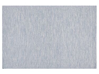 Cotton Area Rug 140 x 200 cm Light Blue DERINCE 