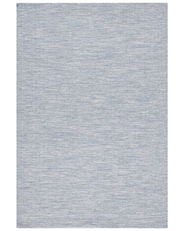 Tapete em algodão azul claro 140 x 200 cm DERINCE