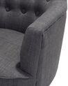 Fabric Armchair Dark Grey ALESUND_244781