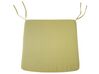 	Conjunto de 4 sillas de metal blanco/verde oliva ANCONA_806959