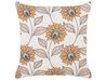 Set of 2 Cushions Floral Pattern 45 x 45 cm Multicolour TUBEROSE_857805