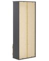4 Tier Bookcase Light Wood with Black SALTER_778375