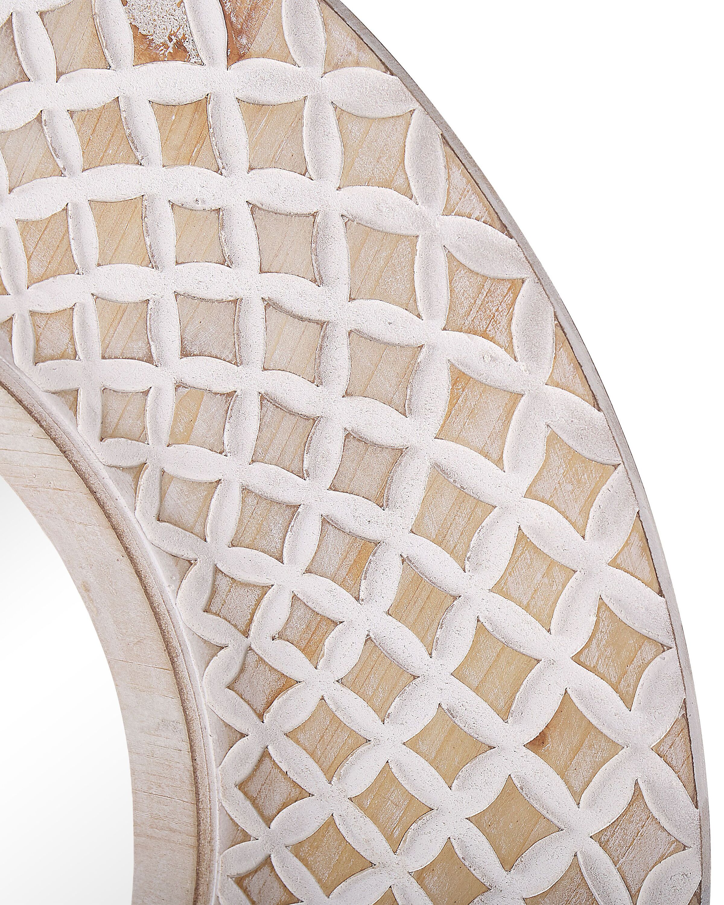 Miroir Design Loberon En Bois Blanc - Dimensions 120x6 Cm - Neuf, Fabrication Amadeus