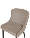 Set of 2 Dining Chairs Taupe EVERLY_881879