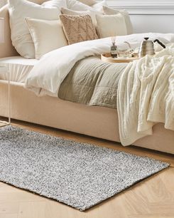 Matto musta/valkoinen 80 x 150 cm DEMRE Matto musta/valkoinen 80 x 150 cm DEMRE