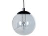 5 Light Glass Pendant Lamp Black NOEL_884296