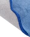 Vloerkleed wol blauw 100 x 160 cm TREX_910752
