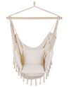 Cotton Hanging Hammock Chair Beige BONEA_821518