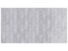 Kunstfellteppich Kaninchen grau 80 x 150 cm Shaggy THATTA_860211