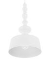 Metal Pendant Lamp White DRIVA_694612