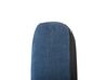 Left Hand Fabric Corner Sofa Navy Blue GLOSLI_720101