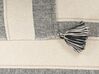 Decke Baumwolle Beige und Grau 130 x 170 cm CAYIR_864073